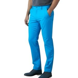 Matte Grey Haus of Grey Pants Blue Stretch Golf Men's Sz 38x30